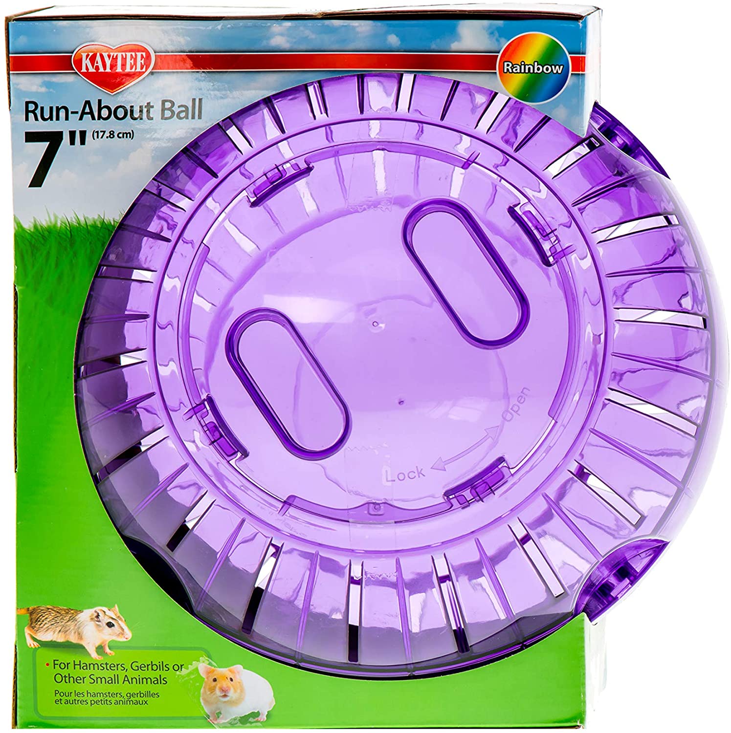 main-967.jpg KAYTEE RUN-ABOUT BALL LED LIGHT RNBW 6/7IN BALLS AND WHEELS - Image 1