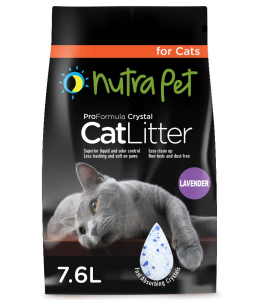Nutrapet Cat Litter Silica Gel 7.6L- Lavender Scent