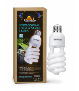 ReptiWorks Uvb2.0 Spiral Energe Saving Lamps-15W6X6X13Cm / 2.3"X2.3"X5.1"