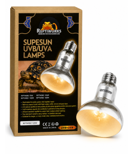 ReptiWorks Supesun Uvb/Uva Lamps-125W12.5X12.5X16Cm / 4.9"X4.9"X4.7"