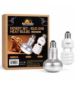 ReptiWorks Desert Set - 10.0 Uvb + Heat BulbsSct1026 & Fcb100