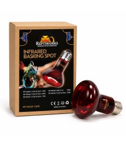ReptiWorks Infrared Basking Spot 150W8X8X11Cm / 3.1"X3.1"X4.3"