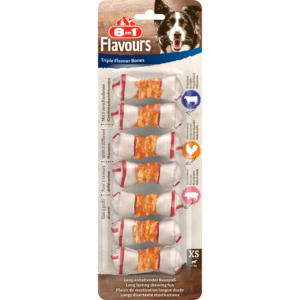 8in1 Triple Flavour Bones XS, 7pcs, 98 g