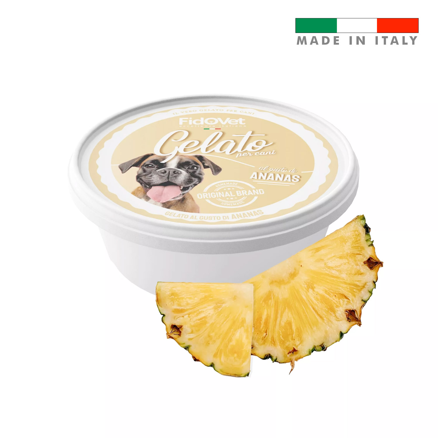 FidoVet-Gelato-Ice-Cream-for-Dogs-Pineapple-1.jpg FidoVet Gelato Ice Cream for Dogs (Pineapple) - Image 1