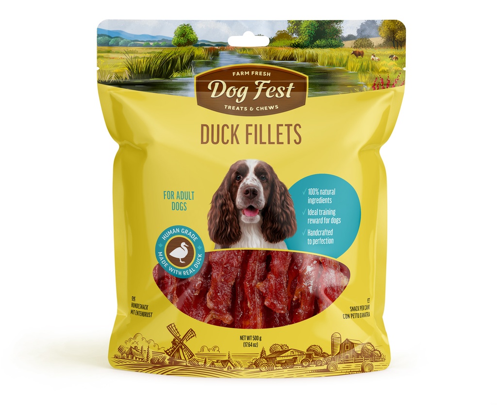 home-12.jpg Dog Fest Duck Fillets For Adult Dogs - 500g - Image 1