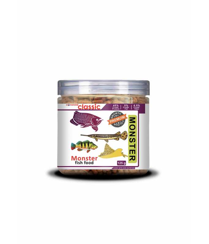 home-14.jpg Horizone Classic Monster Fish Food – 125g - Image 1