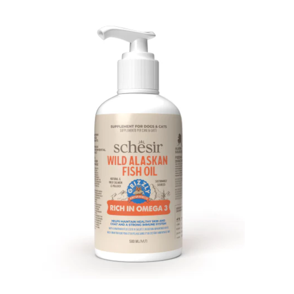 home-22.png Schesir Grizzly Wild Alaskan Fish Oil Omega Plus 500ml - Image 1
