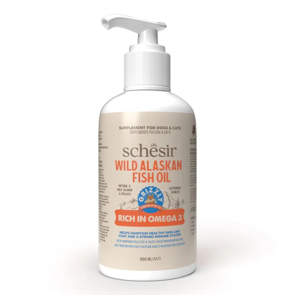 home-6.webp Schesir Grizzly Wild Alaskan Fish Oil Omega Plus 1000ml - Image 1