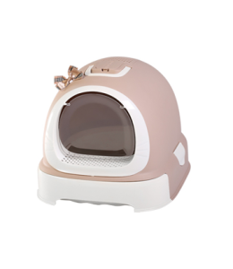 Nutrapet Fantastic Cat Litter Toilet - BROWN(Small Cats) ) L52Ã—W42Ã—H40cm