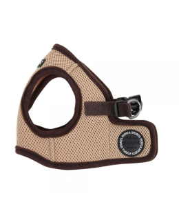 PUPPIA SOFT VEST HARNESS B BEIGE EXTRA LARGE Neck 16.5" Chest 22.0" - 32.0"