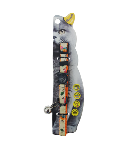 Swooosh Magpie safe collar C-10mm 18/28cm orange