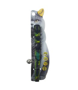 Swooosh Raining Colors nylon safe collar C-10mm 18/28cm green