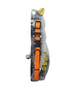 Swooosh Simple & Calm nylon pure safe collar C-10mm 18/28cm orange