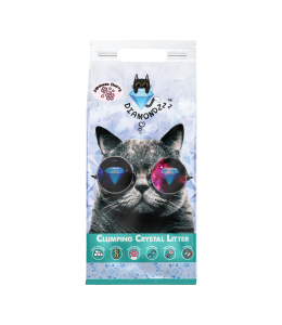 NutraPet Diamondzzz Clumping Cat Litter Silica Gel Japanese Cherry - 2.7kg