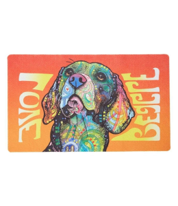 Drymate Mats For Dogs Beagle Love 12 X 20 Inch/30 Cms X 50 Cms