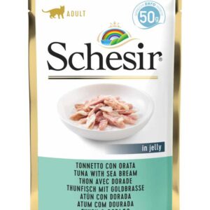 Schesir Cat Pouch-Wet Food Tuna with Seabream