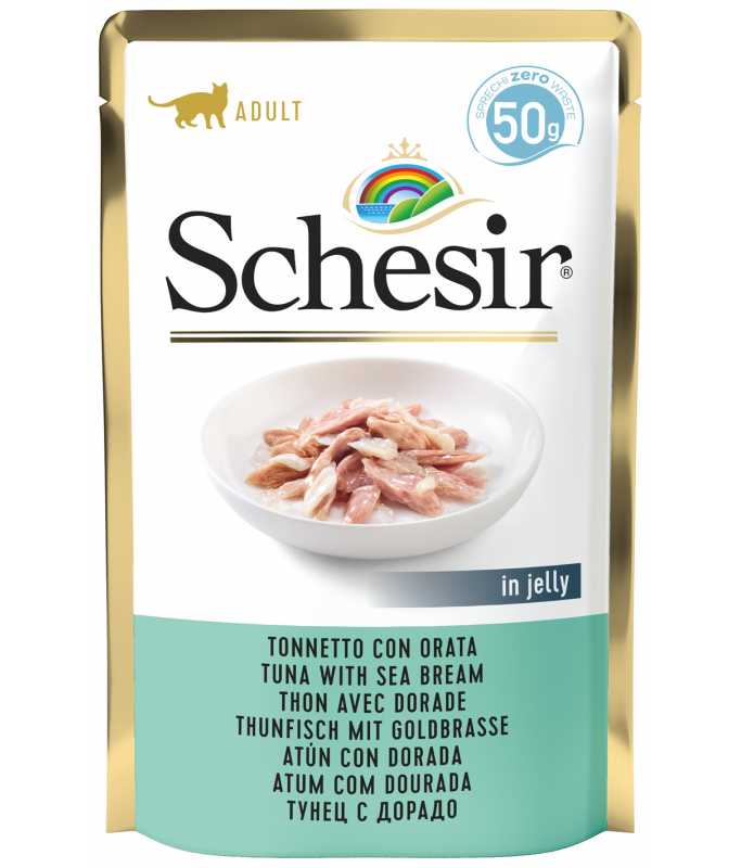 unnamed-file-13.jpg Schesir Cat Pouch-Wet Food Tuna with Seabream- (Min Order 50g – 30pcs) - Image 1