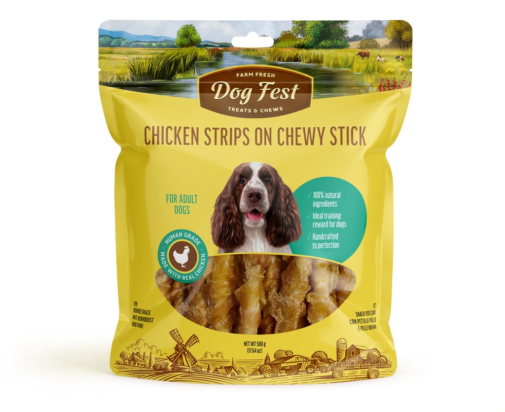 unnamed-file.jpg Dog Fest Chicken Strips On Chewy Stick For Adult Dogs - 500g - Image 1