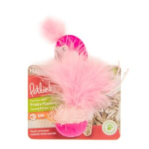 PetlinksÂ® Frisky Flamingo Sound Toy