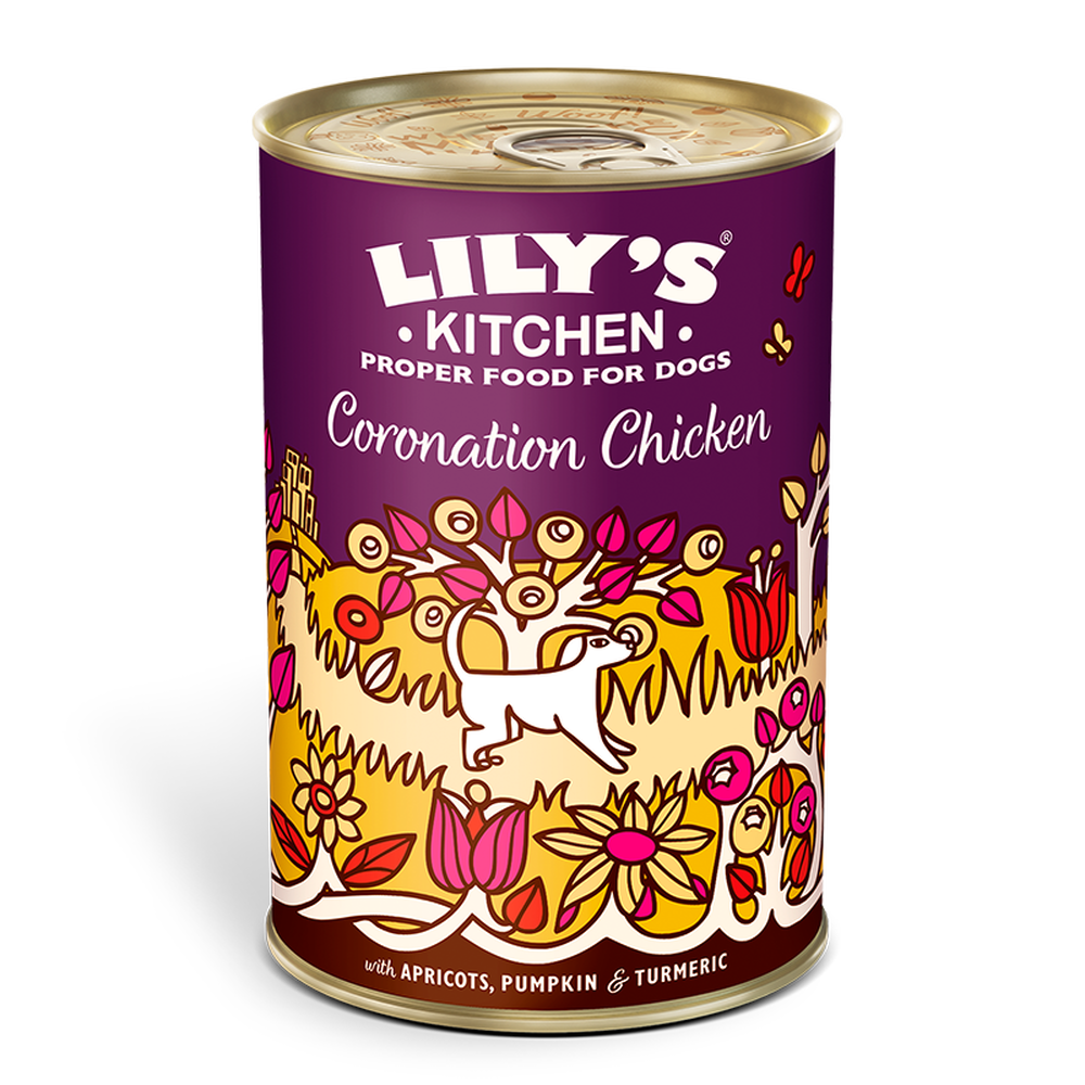 1714632135474072487.png Lily's Kitchen Coronation Chicken Wet Dog Food (400g) - Image 1