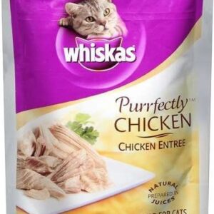 Whiskas Purrfectly Chicken EntrÃ©e Wet Cat Food - 85G