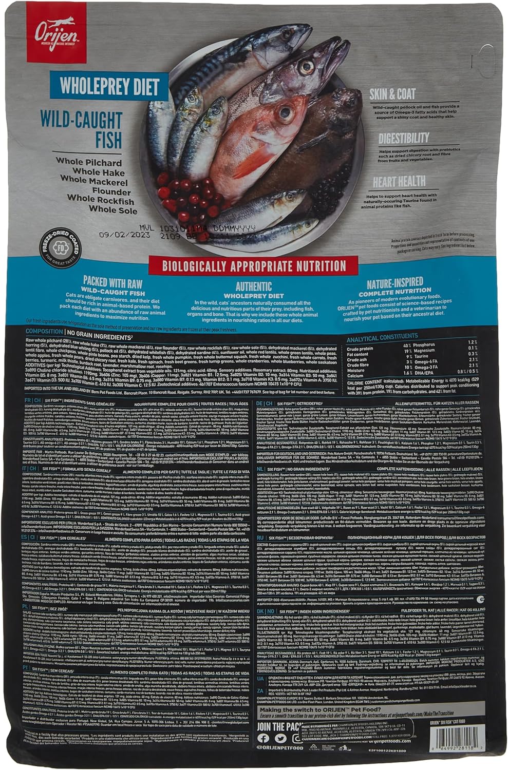 17296678761967595506.jpg Orijen Six Fish Cat 1.8Kg - Image 1