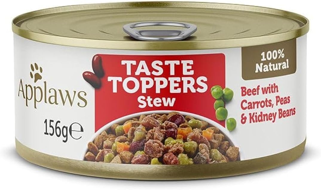 17297498871702955305.jpg Applaws Taste Topper Stew Beef Veg Dog Tin 156g - Image 1