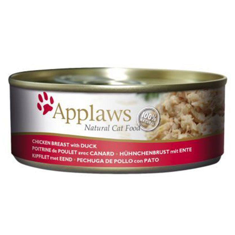 1729749913609123562.jpg Applaws Cat Chicken with Duck 156g Tin - Image 1