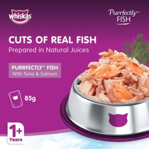 Whiskas Purrfectly Tuna&Salmon 85g