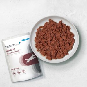 Trovet Plus Pouch Dog Hepatic Veterinary Diets Wet Food 300g