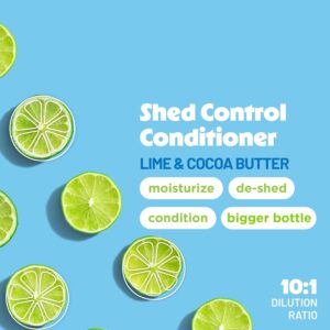 TropiClean Lime & Cocoa Butter Shed Control Conditioner for Pets, 1 gallon