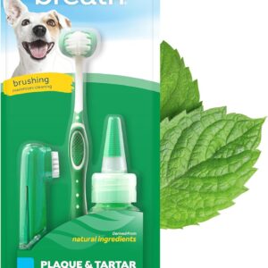 TropiClean Fresh Breath Oral Care Kit for Small and Medium Dogs