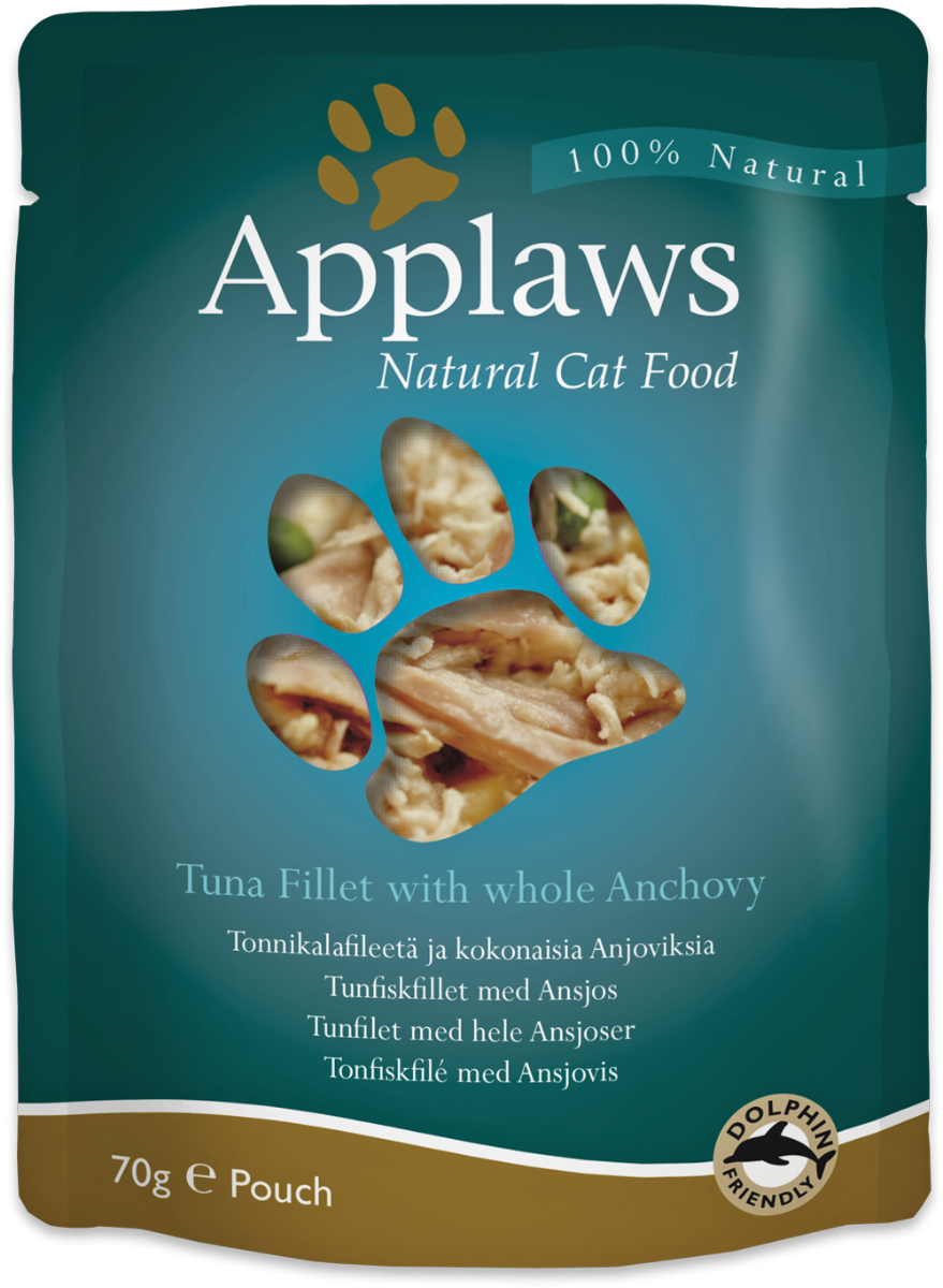17563890221910831707.png Applaws Cat Tuna with Anchovy 70g Pouch - Image 1
