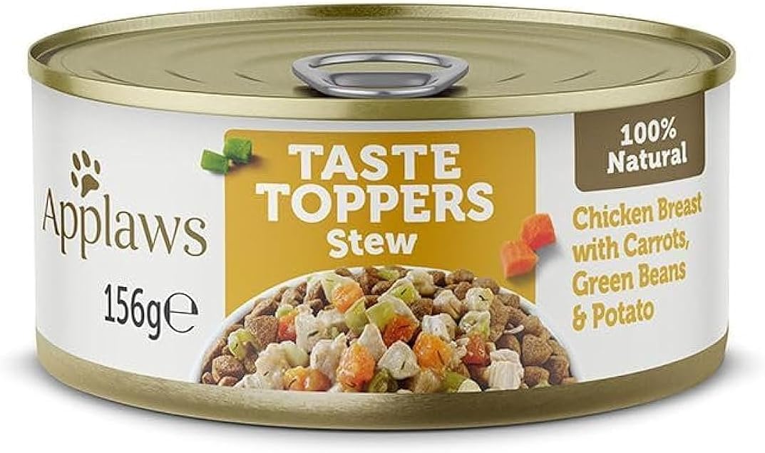 17563890241202713008.jpg Applaws Taste Topper Broth Chicken with Carrot Veg Dog Tin 156g - Image 1