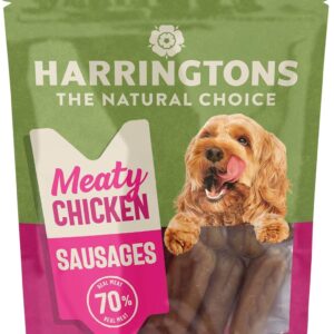 Harringtons Chicken Sausage High Meat Dog Treats 70g