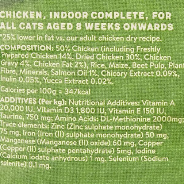 Harringtons Complete Indoor Chicken Dry Cat Food 2kg