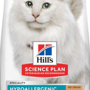 Hill's Science Plan Hypoallergenic Adult Cat Food No Grain Egg & Insect Protein 1.5kg