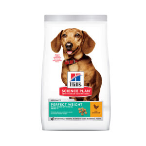 Hill's Science Plan Perfect Weight Small & Mini Adult Dog Food with Chicken - 1.5kg