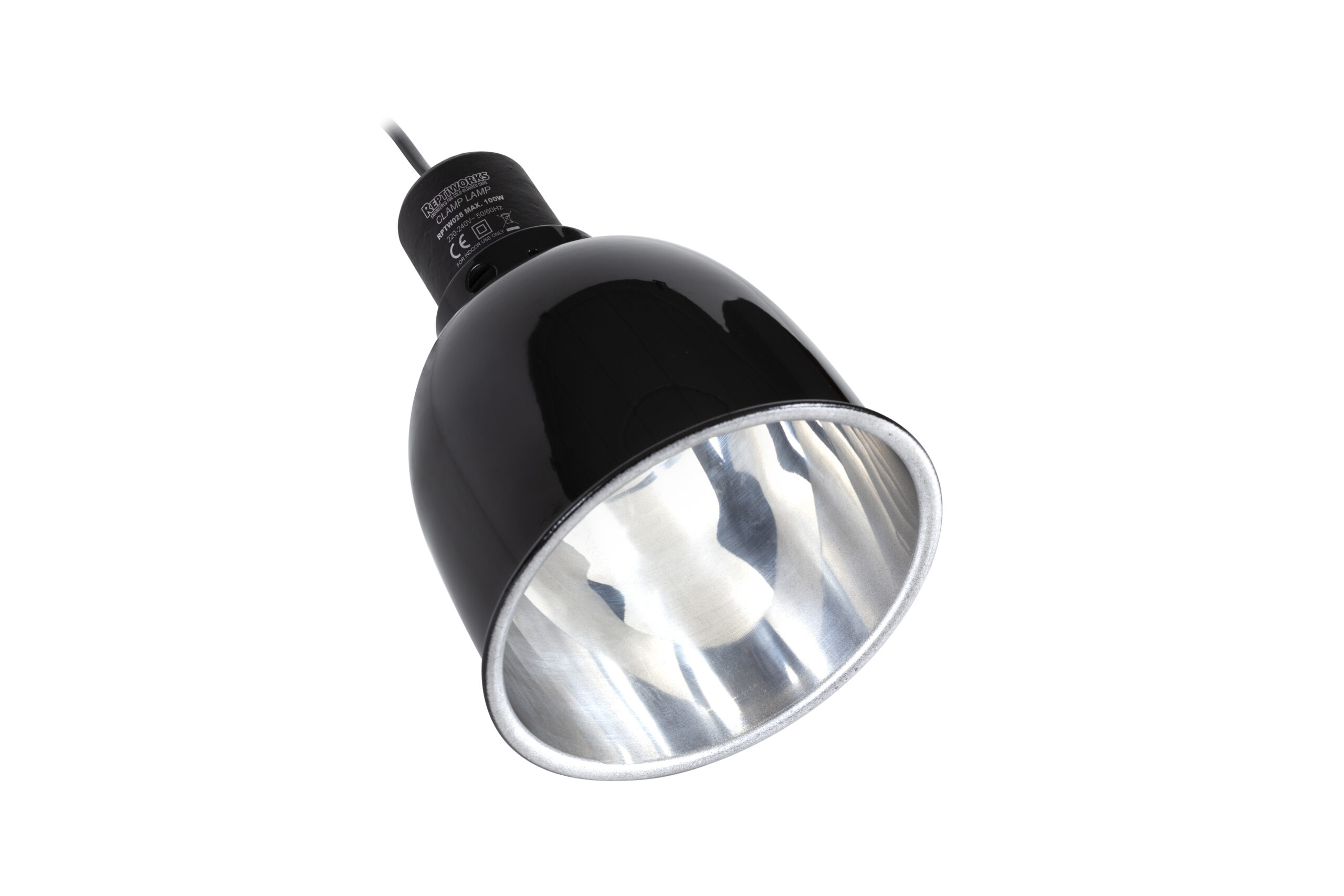 178427490896225377.jpg ReptiWorks Reflecting Dome Lamp Fixture-Deep (Etl Certificated) Max 100W14X14X19.5Cm / 5.5"X5.5"X7.6" - Image 1