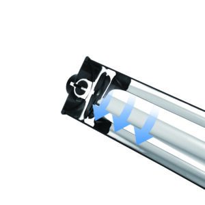 ReptiWorks Pro T5 Lighting Kit-24WIncluding 10.0 T5 Uvb Tube575*58*42Mm (Desert Version)