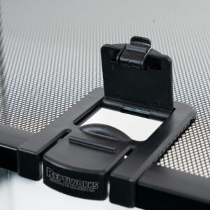 ReptiWorks Easy Clean Knock-Down Glass Habitat76.2X30.5X30.5Cm / 30"X12"X12"Mesh Cover: 2 Pcs