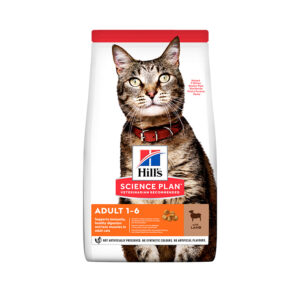 Hillâs Science Plan Adult Cat Food With Lamb - 1.5kg