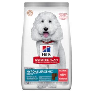 Hillâs Science Plan Hypoallergenic Medium Breed Adult Dry Dog Food with Salmon 2.5kg