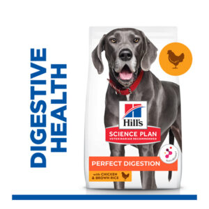 Hillâs Science Plan Perfect Digestion Large Adult 1+ Dog Food with Chicken and Brown Rice 14kg