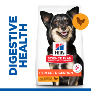 Hillâs Science Plan Perfect Digestion Small & Mini Adult 1+ Dog Food with Chicken & Brown Rice - 1.5kg