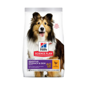 Hill's Science Plan Sensitive Stomach & Skin Medium Adult Dog Food with Chicken - 14kg