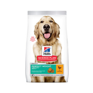 Hill's Science Plan Adult Perfect Weight Large Breed Dog Food with Chicken - 12kg