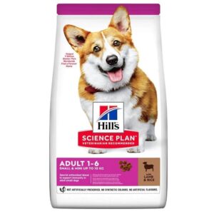 Hill's Science Plan Small & Mini Adult Dog Food with Lamb & Rice 1.5kg