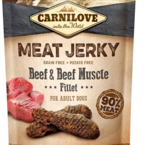 Carnilove Jerky Snack Beef & Beef Muscle Fillet 100g