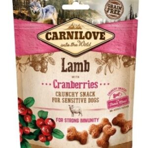 Carnilove Lamb with Cranberries Crunchy Snack for Sensitive Dogs 200g